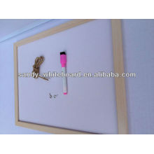 OEM magnetic whiteboard with wooden frame dry erase white board XD-WD002-1